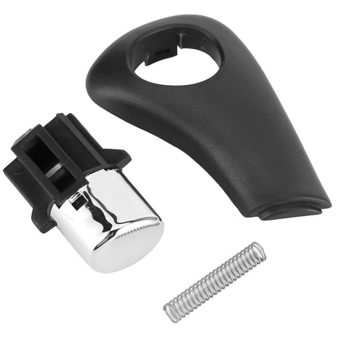 Replace Your Worn Out Button Shift Handle With This Durable Hard Plastic Gear Shift Knob For 2003 To 2006 Automatic Transmission Cars black plastic with chrome button and spring