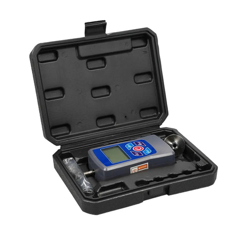 Big Time Digital Fruit Hardness Tester Meter Mini Penetrometer And Durometer Gauge in protective case for pears grapes and oranges.