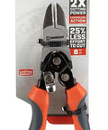8 Inch Pro Series Diagonal Cutting Pliers With Dual Material Grips, Compound Action Delivers 50 Percent More Cutting Power