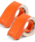 Two Pack Heavy Duty Packing Tape With Dispensers 1.88 Inch Wide By 65 Yards Each 130 Yards Total Clear Packing Tape