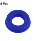 blue PU shaft seal for pistons, 11.2mm ID x 19.2mm OD, pack of 5