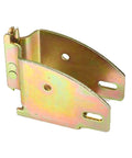 Zinc plated shelf bracket from Heavy Duty E Track Accessory Kit 14 Piece For Trailers And Trucks with wood beam socket
