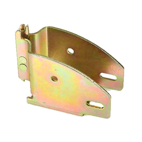 Zinc plated shelf bracket from Heavy Duty E Track Accessory Kit 14 Piece For Trailers And Trucks with wood beam socket
