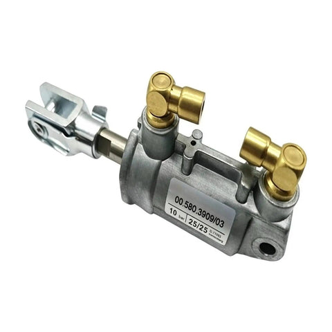 Heavy Duty Pneumatic Cylinder 00 580 3909 03 Direct Fit Replacement For Heidelberg Cd102 Sm102 Offset Printing Press with brass fittings.