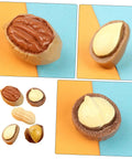 20 Pcs Resin Mini Food Toys Nuts Set For Dollhouse DIY Crafts showing realistic peanut and nut miniatures in assorted colors.