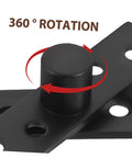 360 Degree Stainless Steel Concealed Pivot Hinge For Hidden Doors And Secret Cabinets And Bookcases Heavy Duty Hidden Hardware