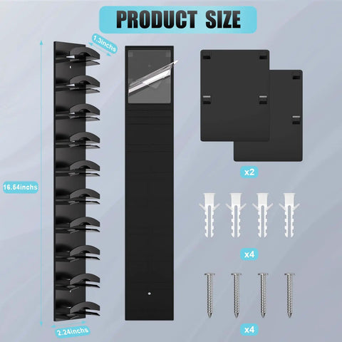 Top Tier Adhesive Hat Organizer Two Pack For Baseball Caps Wall Mount Rack Strong Grip Holds Up To Twenty Hats One Per Layer Keeps Your Cap Stash Fresh For Closet Door Or Shelf Black