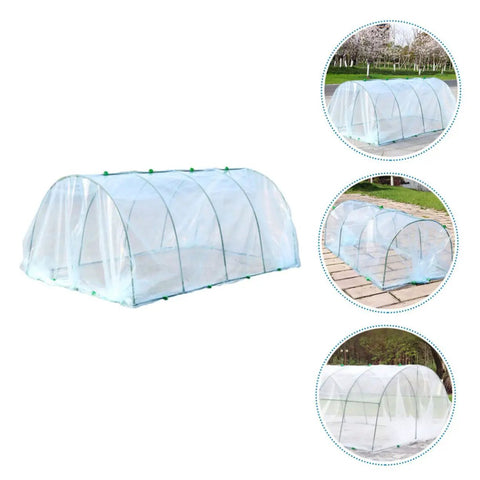 Outdoor Plastic Greenhouse Support Bracket For Plants And Flowers Weather Resistant Garden Shelter And Rain Shield Heat Retention Cover For Seedlings And Pots Easy Install Greenhouse Accessory For Home And Yard Pro Grade