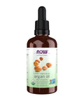Gold of Morocco Organic Argan Oil 100 Percent Pure Multi Purpose Oil for Hair Skin Nails Hydration Shine Rich in Fatty Acids Certified Organic for All Skin Types 2 Ounce with dropper
