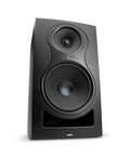 In 8 V2 8 Inch Powered Studio Monitor With 3 Way Coaxial Design For Point Source Accuracy, Flat Frequency Response, Precise Imaging And Extended Low End Black, showing front angle view.
