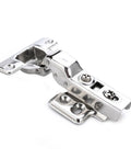 Stainless Steel Cabinet Door Hinges With Soft Close Damper Hydraulic Buffer For Full Overlay Cabinets And Furniture Hardware Easy Install Durable Kitchen Cupboard Upgrade, showing hinge detail
