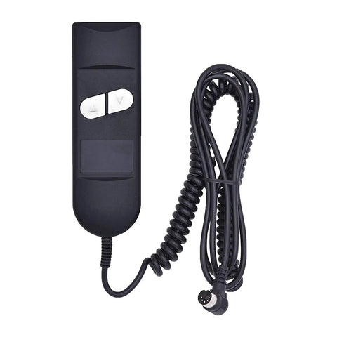 Remote control for DeltaDrive Motor Actuator Replacement Kit For Electric Recliner Lift Chair with coiled cable and buttons