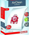 Box packaging of FJM AirClean Vacuum Bags Eight Pack With Two Premotor Filters And Two Super Air Clean Filters For Miele S Series