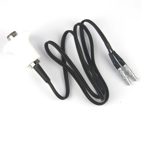 5MHz 12mm High Temperature Ultrasonic Probe Transducer with Dual Lemo 00 Connectors, ideal for Industrial NDT Thickness Measurement