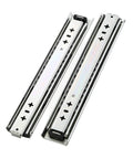 Heavy Duty Drawer Slides With Full Extension, 28 To 72 Inch Adjustable Length, Steel Ball Bearing Runners, Built To Last, Silent Smooth Operation, Rust Resistant Electroplated And Powder Coated Finish, Ideal For Cabinets, Tool Chests, And More, pair of steel drawer slides