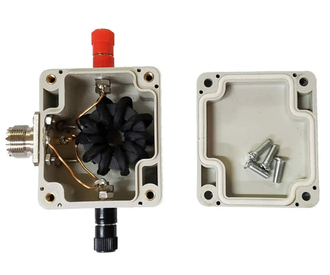 DIY HAM Antenna Balun Kit For HF Shortwave 1 To 1, 1 To 4 And 1 To 9 Unun Baluns with open casing and screws