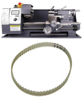 Built Damn Tough 1.5M 70 Tooth Steel Reinforced Mini Lathe Drive Belt and lathe machine setup.