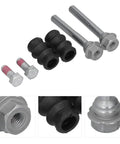 Jiawu Rear Brake Caliper Slider Pins Guide Bolts Kit BCF1346B For Vw T4 Direct Fit Premium Metal Rubber Anti Corrosion Easy Swap Upgrade pins and bushings