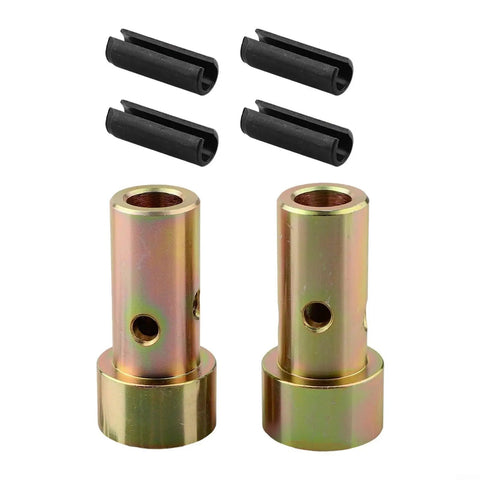 Category I Quick Hitch Bushing Set for 3 Point Tractors with Zinc Plated Roll Pins Complete Kit, includes bushings and pins