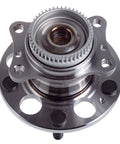 Rear Wheel Hub and Bearing Assembly Set for Hyundai Elantra 2011-2016, Veloster 2012-2017, Elantra Coupe metal hub close-up.