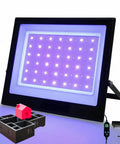3D Printer UV Resin Curing Light With Timer For SLA DLP LCD 3D Printers, 30W 365 To 405nm Dual Band LED Lamp in use