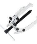 Heavy Duty Three Jaw Gear Puller Tool For Auto And Mechanical Work, Adjustable Ten To Eighty Millimeter Jaw Spread, 2.25 Ton Capacity