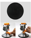 Compact Mini Suction Vise Clamp With 360 Degree Rotation And Portable Suction Base showing aluminum body and adjustable handle