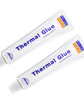 20 Gram Dope Thermal Conductive Glue For Electronics, High-Performance Silicone Cooling Compound shown in two white tubes.