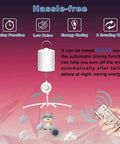 Remote Disco Ball Motor For 6 To 20 Inch Mirrors, 1 To 30 RPM, 3 Speeds, Two Way Spin, 0.5 1 2 Hour Timer, 12 Lbs Capacity, Battery Powered Wind Spinner For Baby Crib Mobiles And Room Decor, shown with remote