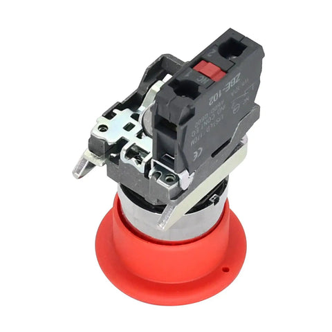 Kickass Emergency Stop Switch For JLG Scissor Lift Boom Lift 4360475 And 2910290, red button with metal switch mechanism for heavy-duty use.