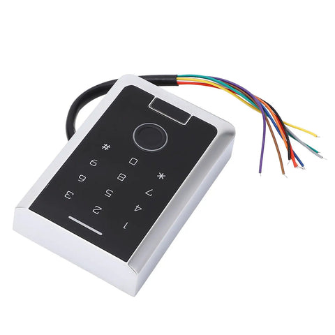 Top Shelf Outdoor Smart Fingerprint Keypad Door Access Controller With Rfid Card Swipe And Mobile App Remote Unlock for secure access.