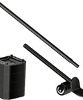 Heavy Furniture Lifter Tool with four black raise blocks and sliders, 800 lb capacity, durable lifting aid for home moving setups.