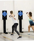 Fencers using Two Pack Rubber Fencing Targets For Practice And Training, durable puncture resistant gear with sleek blue finish