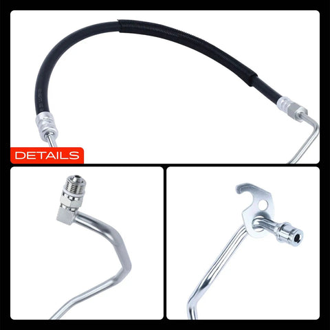 Power Steering Hose Line Assembly For Ford F150 2004 2008 F350 2007 And Lincoln Mark LT 5.4L with O Ring and Washer Details