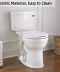 Upgrade Your Bathroom Game With Super Slick Ceramic Toilet Bolt Caps Featuring A Chic White Swan Design And Decorative Screw Covers That Totally Level Up Your Home Aesthetic And Keep Things Looking Fresh.