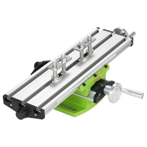 Milling Machine Work Table With Cross Slide And Compound Drilling Slide For Bench Drill Adjustable X Y Axis 310 By 90 mm