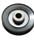 Heavy Duty 3 Inch 1A646025750 Lawn Mower Transmission Pulley Replacement Part With Metal Construction, top view