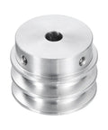 V Type Pulley With 8mm Bore And 40mm Outer Diameter Aluminum Alloy Double Groove Wheel For Motor Shafts And Drilling Machines