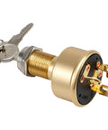 Heavy Duty Marine Ignition Switch For Boats 15 Amps 12 Volts Three Position Off Ignition Start With Two Keys Replacement MP39060 1 50 11621