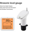Wireless Water Level Sensor Ultrasonic Tank Level Meter No Fuss Install With IP65 Weatherproof Design And Dual Unit Display