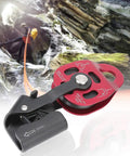 Aluminum Heavy Duty Single Swivel Rope Pulley Block For 8 To 12mm Climbing Rope Beefy Gear For Rope Climbing And Pulley Systems