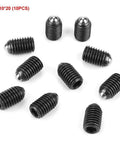 Hex Socket Ball Spring Plungers Set M10 Thread 10 Pieces Pro Grade Carbon Steel For Precise Positioning And Pressure