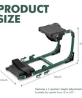 Foldable Garden Kneeler Seat With Adjustable Kneeling Pad And Soft Cushion For Easy Gardening, Back And Knee Relief, Supports Up To 350 Lbs, Ergonomic Design, Lightweight, Storage Friendly. Shown with dimensions of 19 inches long, 6.5 inches wide, and 10 inches high.