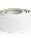 White Vinyl Wall Base Trim 6 Inch By 40 Foot Self Stick Peel And Stick Adhesive Easy Install Floor Base roll.