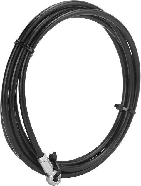 6.6Ft Bicycle Hydraulic Disc Brake Hose With Connection Insert For Guide R RS G2 in coiled form with stainless fittings