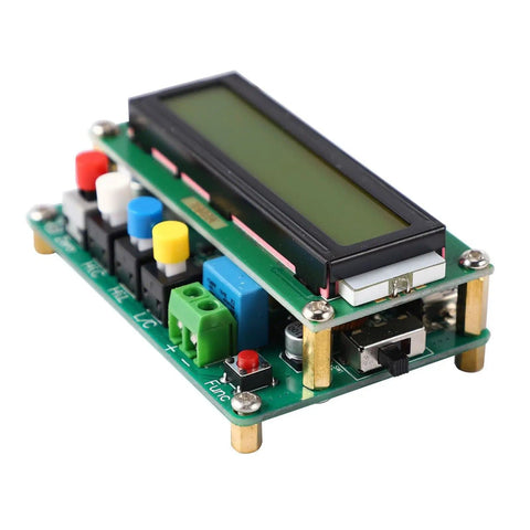 High Precision Digital Inductance Capacitance Meter And Multimeter For Electronics Labs And Repairs with LCD display and control buttons