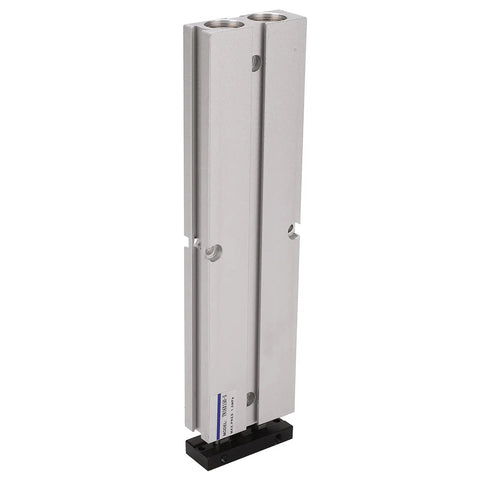 Double Rod Heavy Duty Pneumatic Air Cylinder With Aluminum Alloy Body, 1 MPa Working Pressure, Stroke 10 To 200 Mm, M5x0.8 Thread