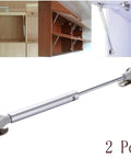 Two Sets Silver Ten Inch Gas Strut With 120 Newton Lift Force 27 Pound Hydraulic Air Prop Lift Support For Cabinets And Kitchen Doors