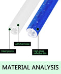 Material analysis of Multicolor 72 Piece Bicycle Spoke Reflectors Kit With 360 Degree Visibility for ABS hard pipe and reflective film