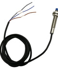 5 Pack Inductive Proximity Sensor Switch LJ8A3 2 Z AX NPN DC 6 To 36V 3 Wire M8 Metal Cylinder Normally Closed Detector, 2mm sensing distance